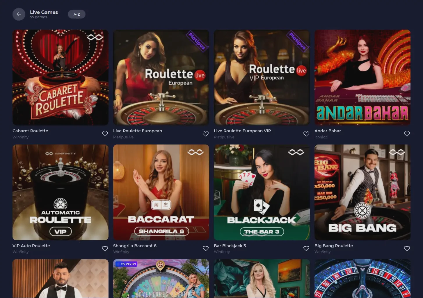 Goatspins Mobile Casino Spielauswahl auf dem Smartphone